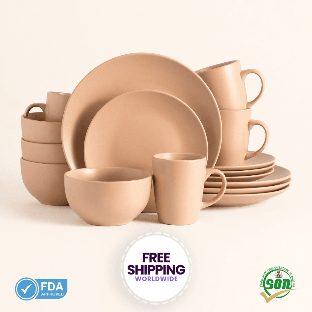 Livewell Kitchenware: 16 Pieces Stoneware Dinner Set