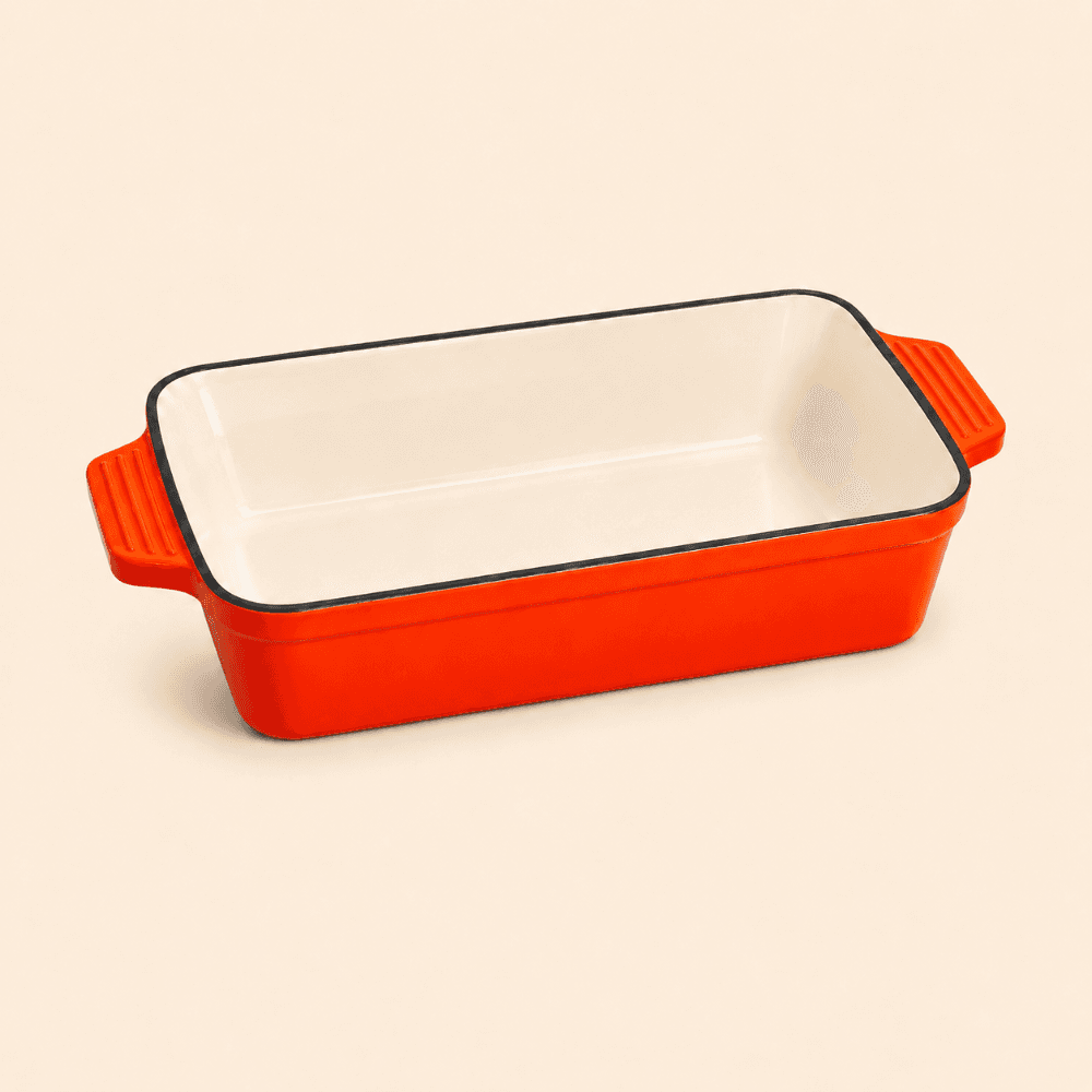 Livewell 100% Cast Iron Enamel Rectangular Baking Dish